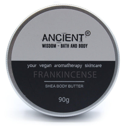 Aromatherapy Shea Body Butter 90g - Frankincense - DuvetDay.co.uk