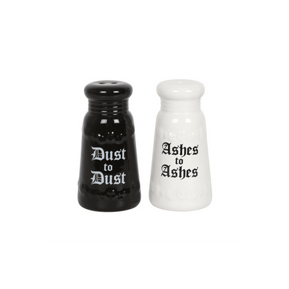 Ashes to Ashes Salt and Pepper Set - DuvetDay.co.uk