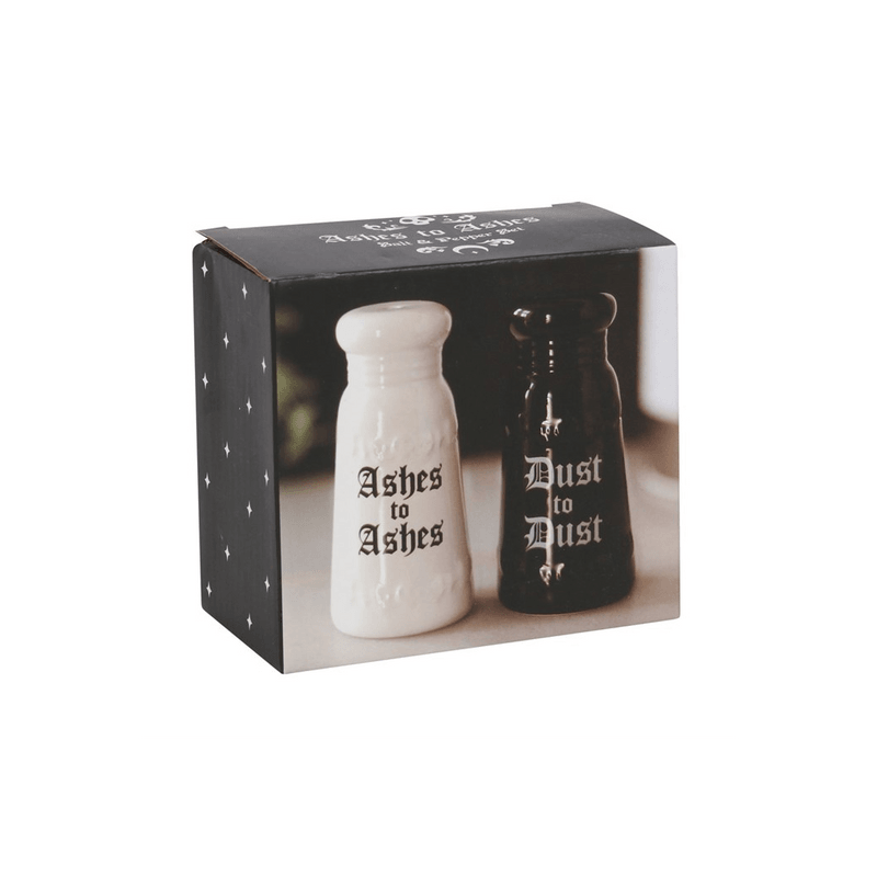 Ashes to Ashes Salt and Pepper Set - DuvetDay.co.uk