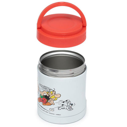 Asterix & Obelix Stainless Steel Insulated Food Snack/Lunch Pot 400ml - DuvetDay.co.uk