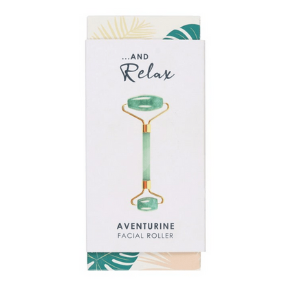 Aventurine Dual Ended Face Roller - DuvetDay.co.uk