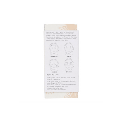 Aventurine Dual Ended Face Roller - DuvetDay.co.uk