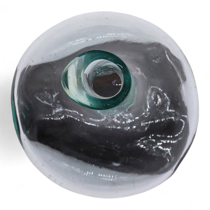 Molten Glass Mini Decanter on Wood 20cm