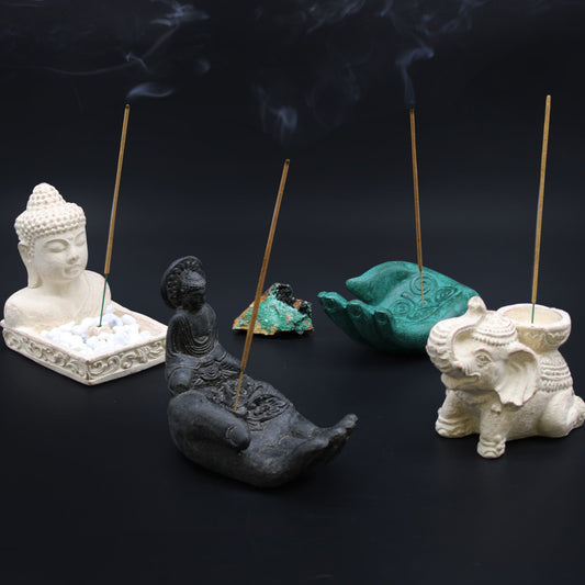Elephant Incense & Candle Holder
