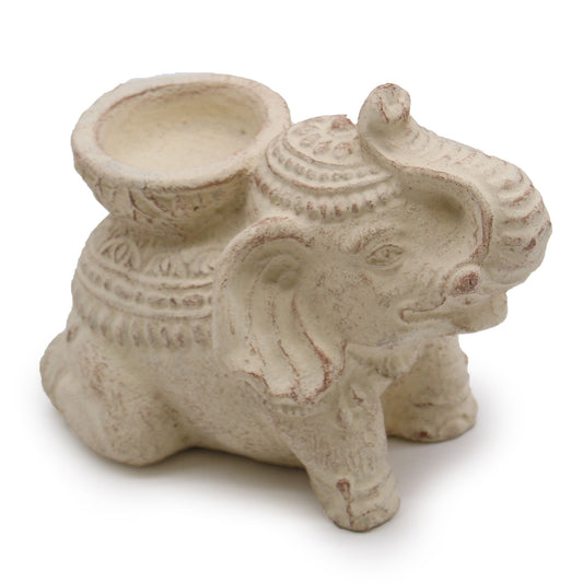Elephant Incense & Candle Holder