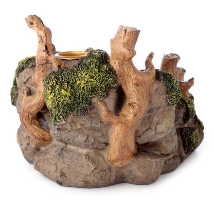Backflow Incense Burner - Ancient Woodland Secret Cave - DuvetDay.co.uk