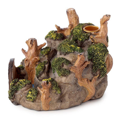 Backflow Incense Burner - Ancient Woodland Secret Cave - DuvetDay.co.uk