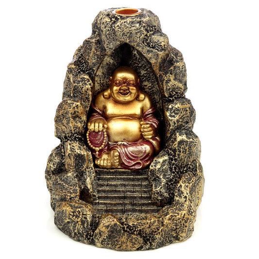 Backflow Incense Burner - Chinese Buddha - DuvetDay.co.uk