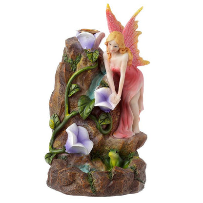 Backflow Incense Burner - Flower Fairy Garden - DuvetDay.co.uk