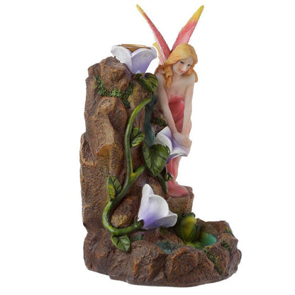 Backflow Incense Burner - Flower Fairy Garden - DuvetDay.co.uk