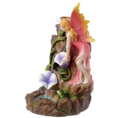 Backflow Incense Burner - Flower Fairy Garden - DuvetDay.co.uk