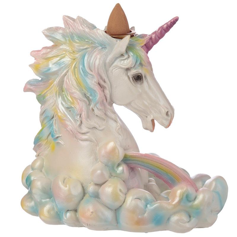 Backflow Incense Burner - Rainbow Unicorn