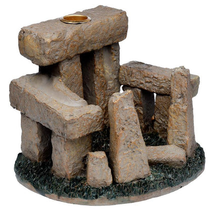 Backflow Incense Burner - Stone Circle - DuvetDay.co.uk
