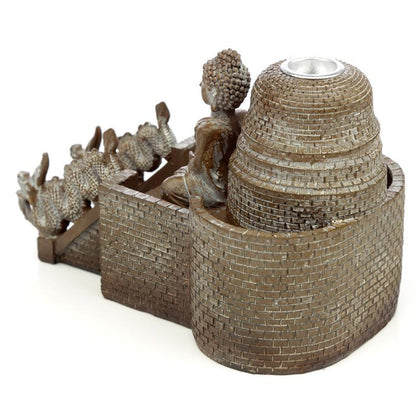 Backflow Incense Burner - Thai Buddha Temple - DuvetDay.co.uk