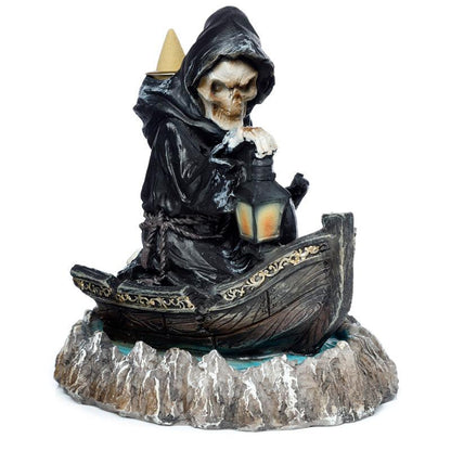 Backflow Incense Burner - The Reaper Boatman of Death Backflow - DuvetDay.co.uk