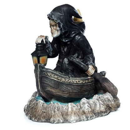 Backflow Incense Burner - The Reaper Boatman of Death Backflow - DuvetDay.co.uk