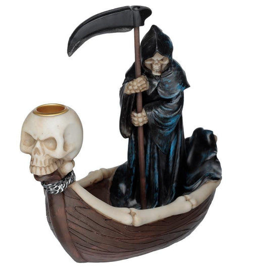 Backflow Incense Burner - The Reaper Ferryman of Death - DuvetDay.co.uk