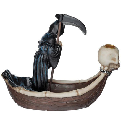 Backflow Incense Burner - The Reaper Ferryman of Death - DuvetDay.co.uk
