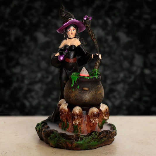 Backflow Incense Burner - Witches Cauldron - DuvetDay.co.uk