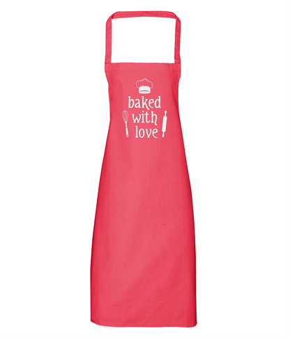 Baked with Love Cotton Apron - DuvetDay.co.uk
