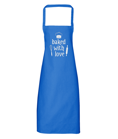 Baked with Love Cotton Apron - DuvetDay.co.uk