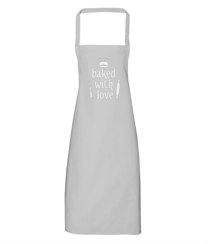 Baked with Love Cotton Apron - DuvetDay.co.uk