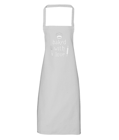 Baked with Love Cotton Apron - DuvetDay.co.uk