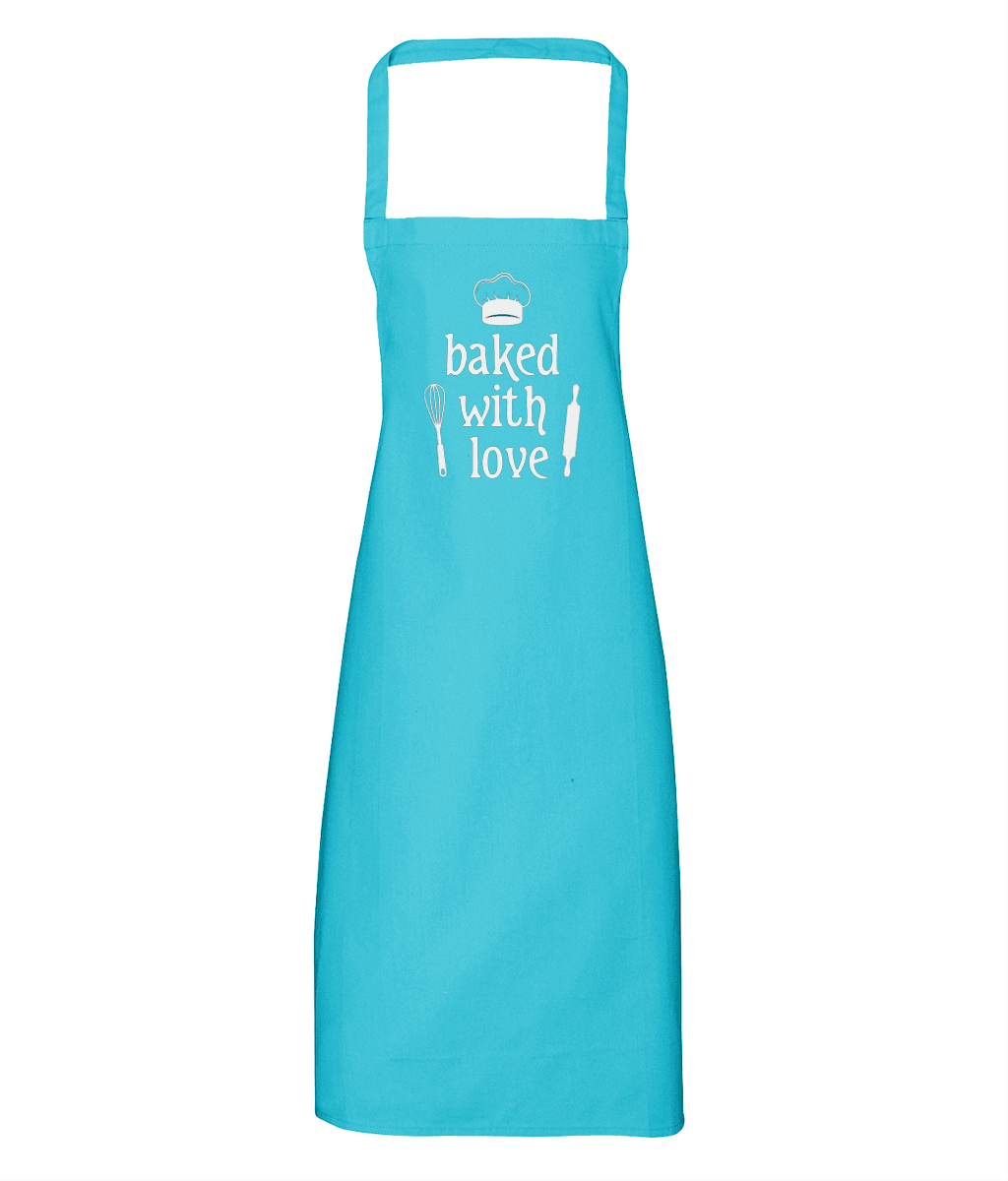 Baked with Love Cotton Apron - DuvetDay.co.uk