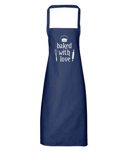 Baked with Love Cotton Apron - DuvetDay.co.uk