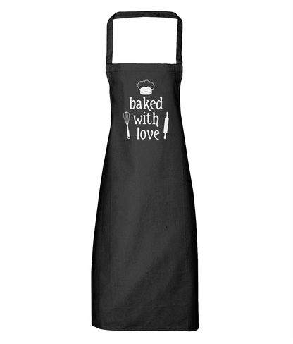 Baked with Love Cotton Apron - DuvetDay.co.uk