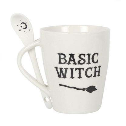 Basic Witch Mug and Spoon Set - DuvetDay.co.uk