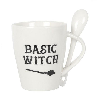 Basic Witch Mug and Spoon Set - DuvetDay.co.uk