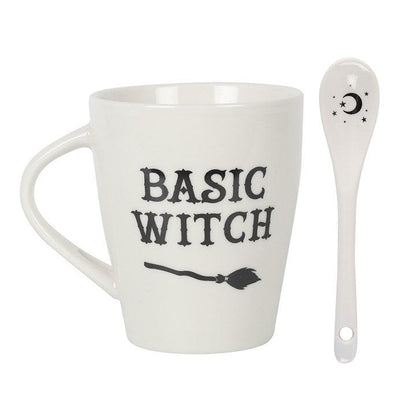 Basic Witch Mug and Spoon Set - DuvetDay.co.uk