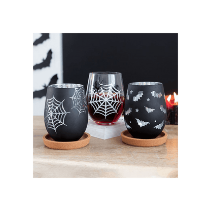 Bat Stemless Wine Glass - DuvetDay.co.uk