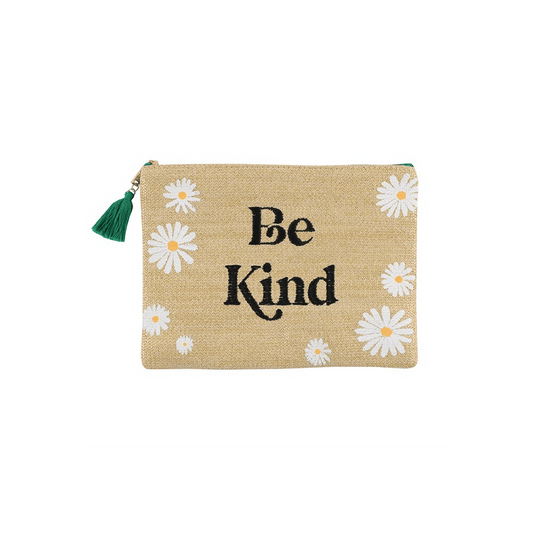 Be Kind Daisy Makeup Bag - DuvetDay.co.uk