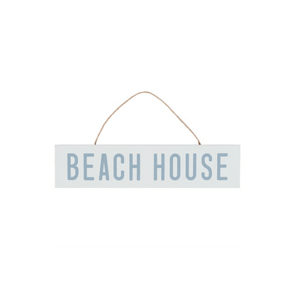 Beach House Hanging Sign - DuvetDay.co.uk