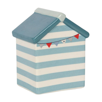 Beach Hut Ceramic Money Box - DuvetDay.co.uk