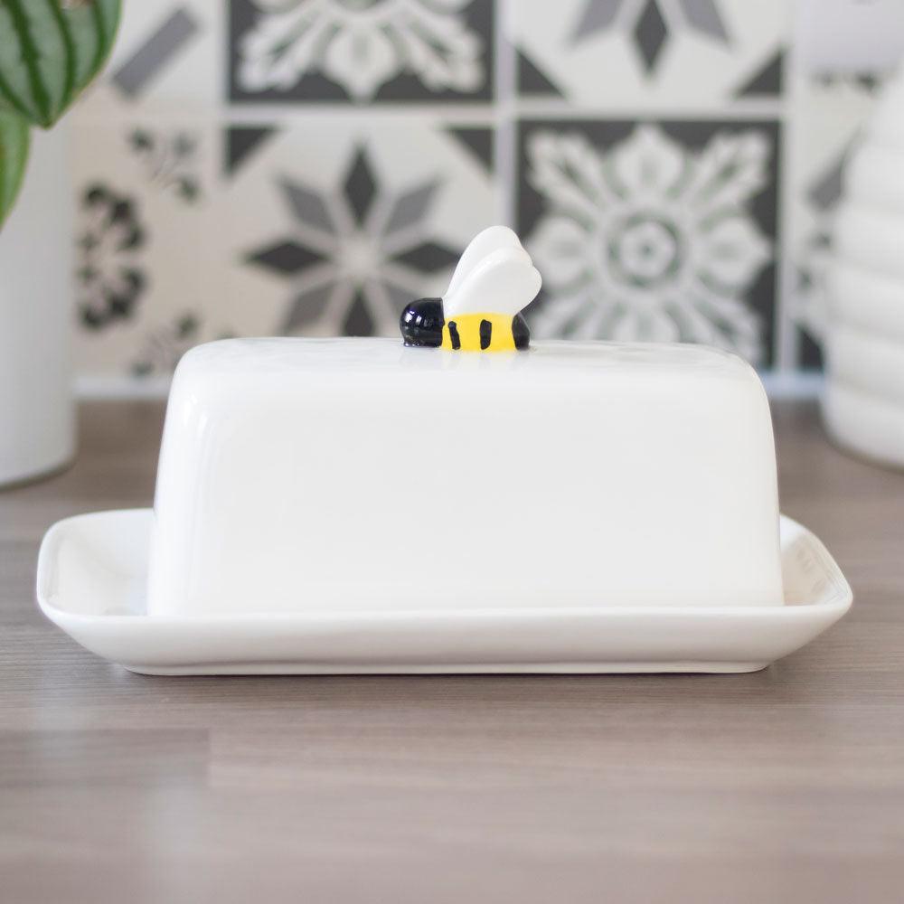 Bee Butter Dish - DuvetDay.co.uk