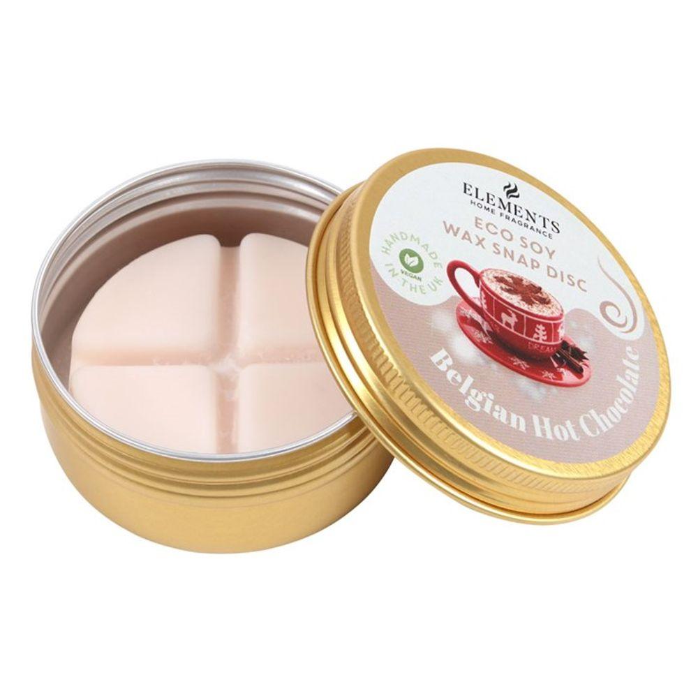 Belgian Hot Chocolate Soy Wax Snap Disc - DuvetDay.co.uk