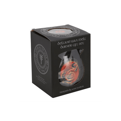 Beltane Wax Melt Burner Gift Set by Anne Stokes - DuvetDay.co.uk