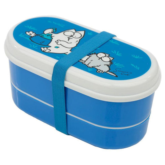 Bento Lunch Box with Fork & Spoon - Simon's Cat