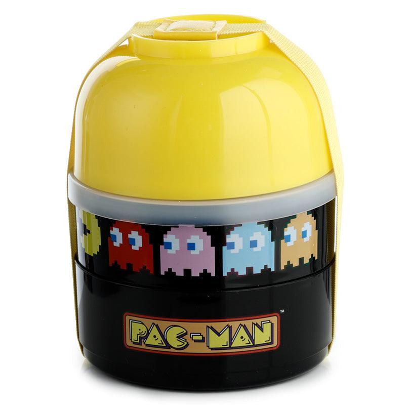 Bento Round Stacked Lunch Box - Pac-Man - DuvetDay.co.uk