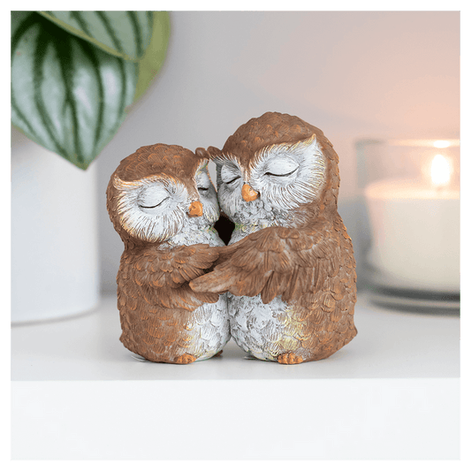 Birds of a Feather Owl Couple Ornament