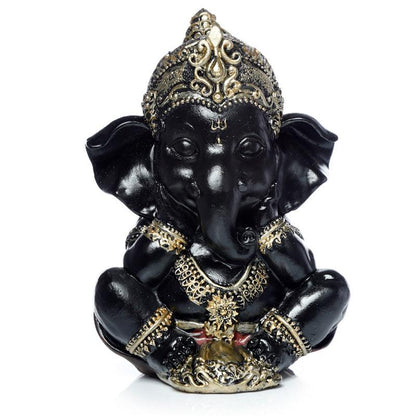 Black and Gold Ganesh - DuvetDay.co.uk