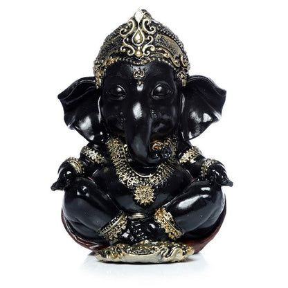 Black and Gold Ganesh - DuvetDay.co.uk