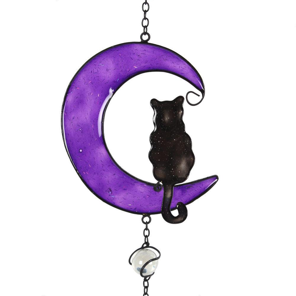 Black Cat Windchime - DuvetDay.co.uk