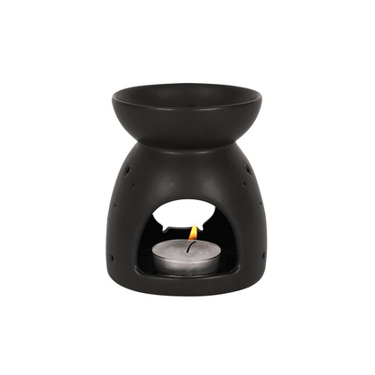 Black Cauldron Cut Out Oil Burner - DuvetDay.co.uk