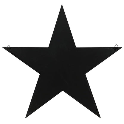 Black Framed Pentagram Mirror - DuvetDay.co.uk