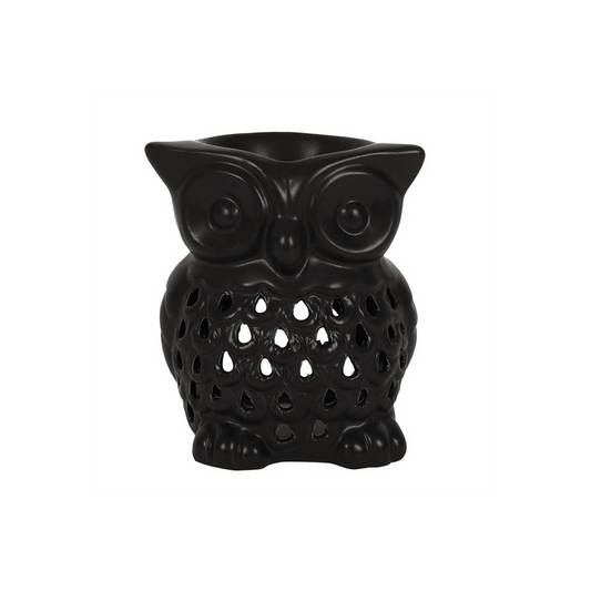 Black Owl Oil Burner - DuvetDay.co.uk