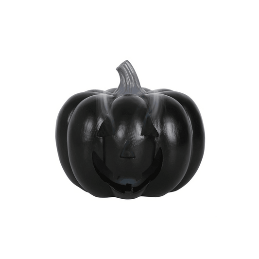 Black Pumpkin Incense Cone Holder - DuvetDay.co.uk